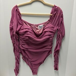 Princess Polly Pink Bodysuit